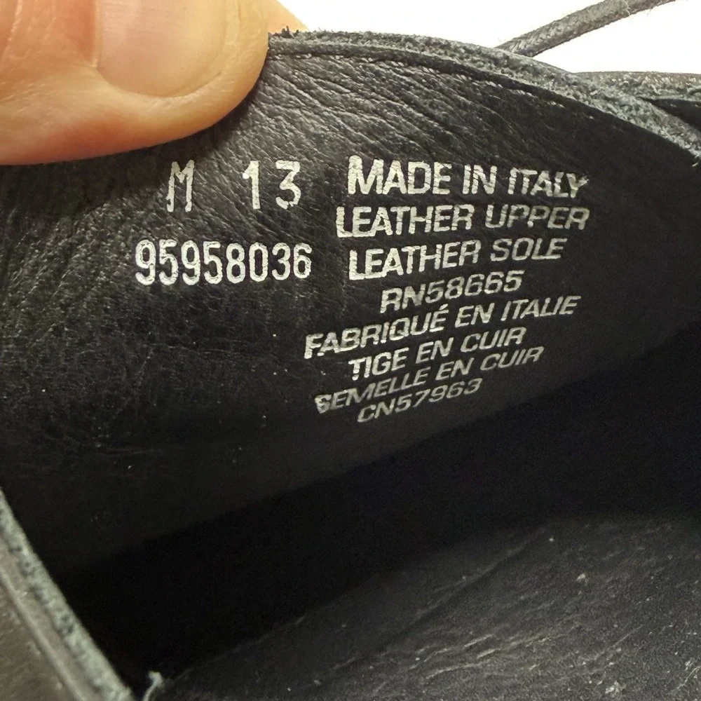 Broletto To Boot New York Mens Dress Shoes Black Leather Italian Oxford 13 M